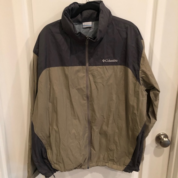 Columbia Hooded Rain Windbreaker Coat
